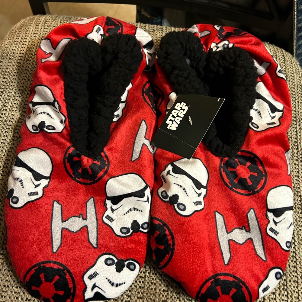 Star Wars Red and Black Slippers
